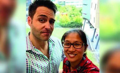Dr Derik Steyn and his wife and co-researcher, Shyuan Ngo.
